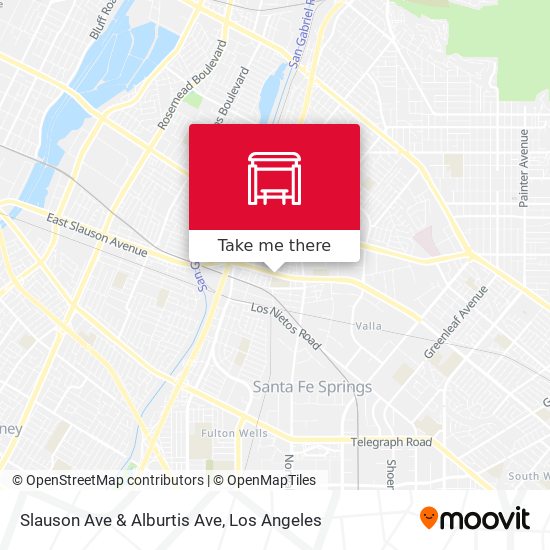 Mapa de Slauson Ave & Alburtis Ave