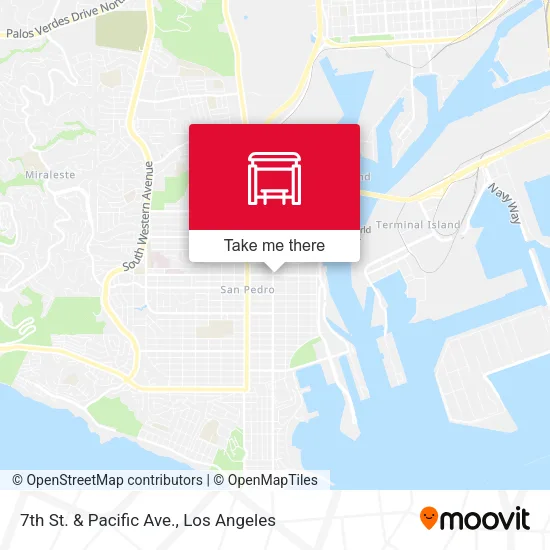 Mapa de 7th St. & Pacific Ave.