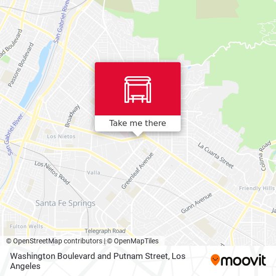Washington Boulevard and Putnam Street map