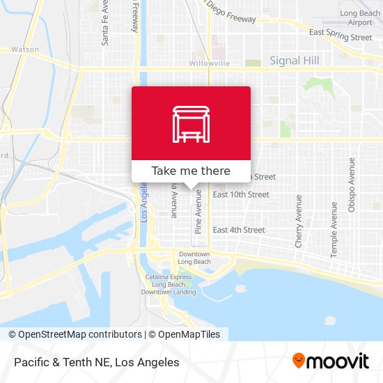 Mapa de Pacific & Tenth NE