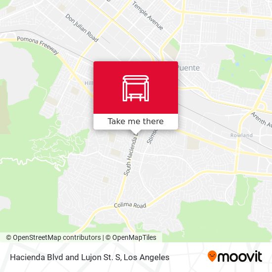 Hacienda Blvd and Lujon St. S map
