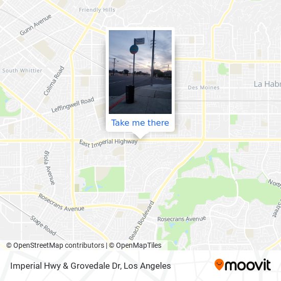Mapa de Imperial Hwy & Grovedale Dr