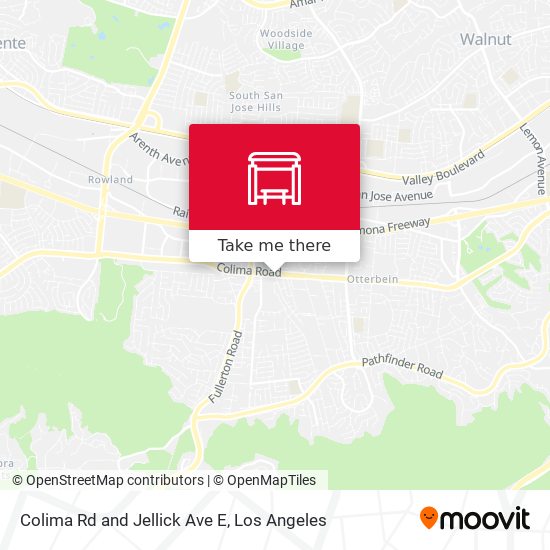 Colima Rd and Jellick Ave E map