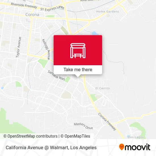 California Avenue @ Walmart map