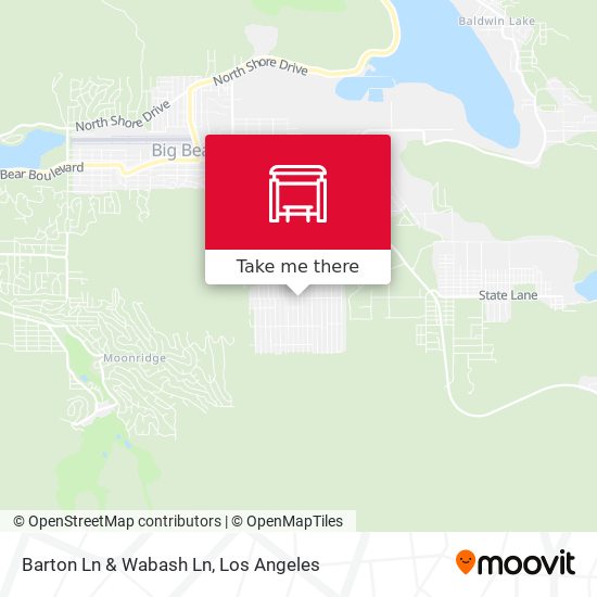 Barton Ln & Wabash Ln map