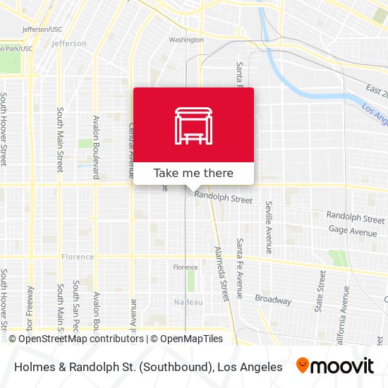 Mapa de Holmes & Randolph St. (Southbound)