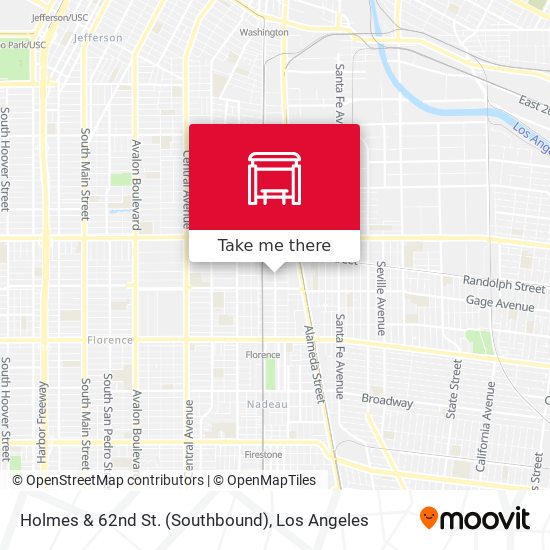 Mapa de Holmes & 62nd St. (Southbound)