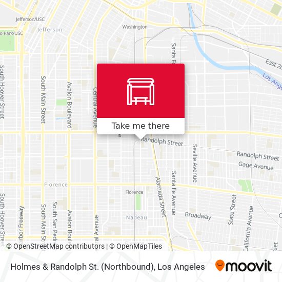 Mapa de Holmes & Randolph St. (Northbound)