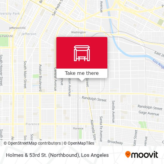 Mapa de Holmes & 53rd St. (Northbound)