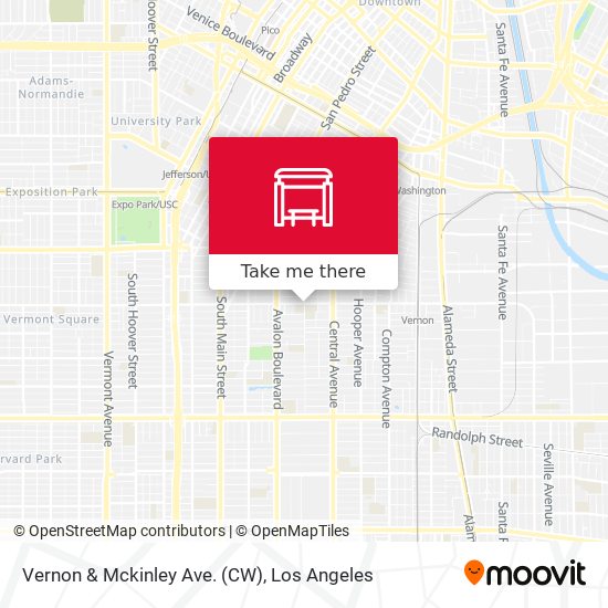 Vernon & Mckinley Ave. (CW) map