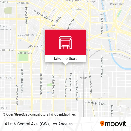 41st & Central Ave. (CW) map