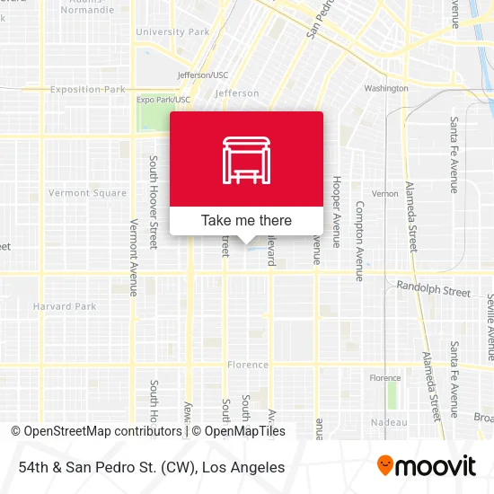 54th & San Pedro St. (CW) map