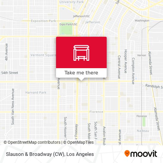Slauson & Broadway (CW) map