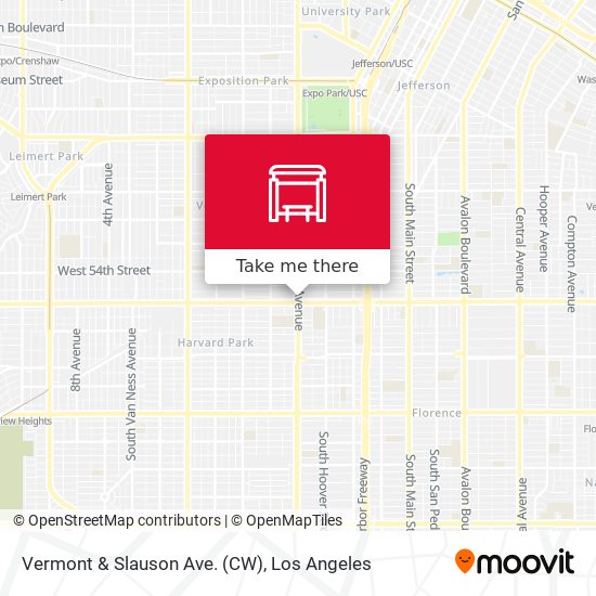 Mapa de Vermont & Slauson Ave. (CW)