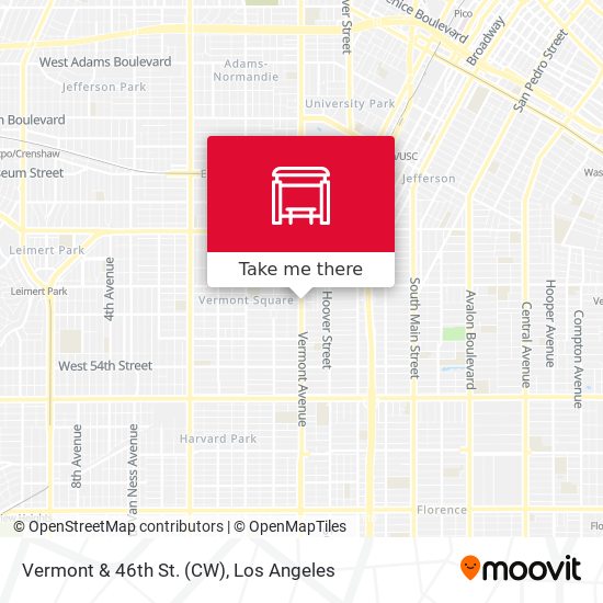 Mapa de Vermont & 46th St. (CW)