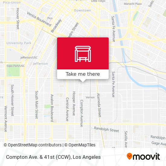 Mapa de Compton Ave. & 41st (CCW)