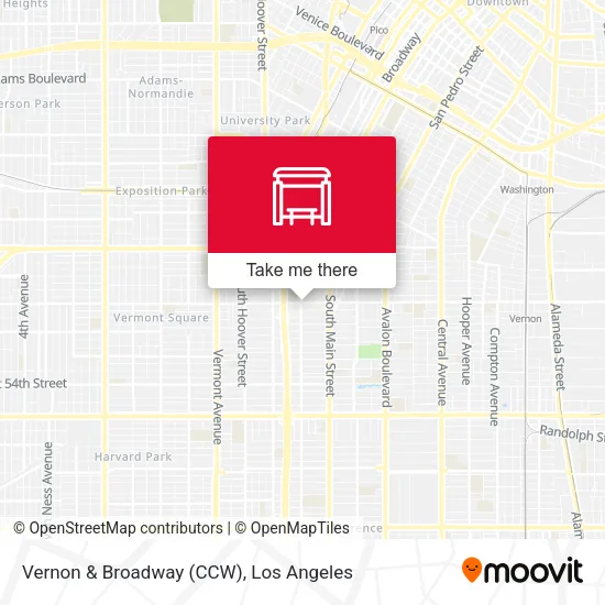 Vernon & Broadway (CCW) map