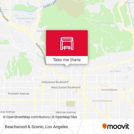 Beachwood & Scenic map