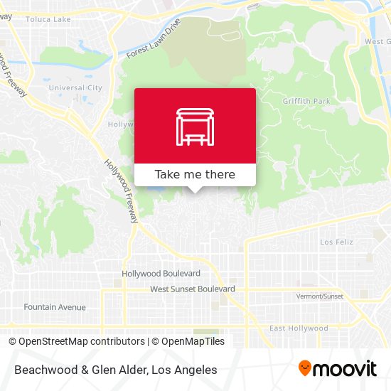 Beachwood & Glen Alder map