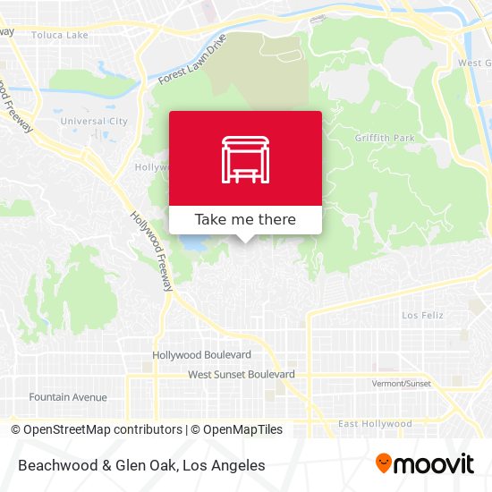 Beachwood & Glen Oak map