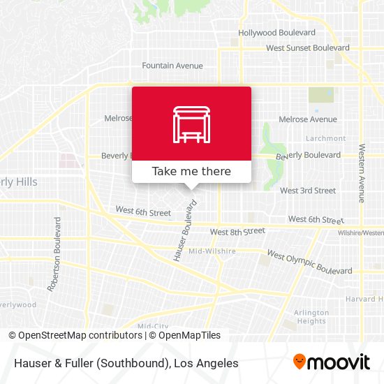 Mapa de Hauser & Fuller (Southbound)