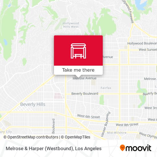 Melrose & Harper (Westbound) map
