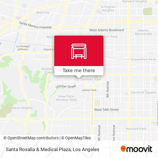 Mapa de Santa Rosalia & Medical Plaza
