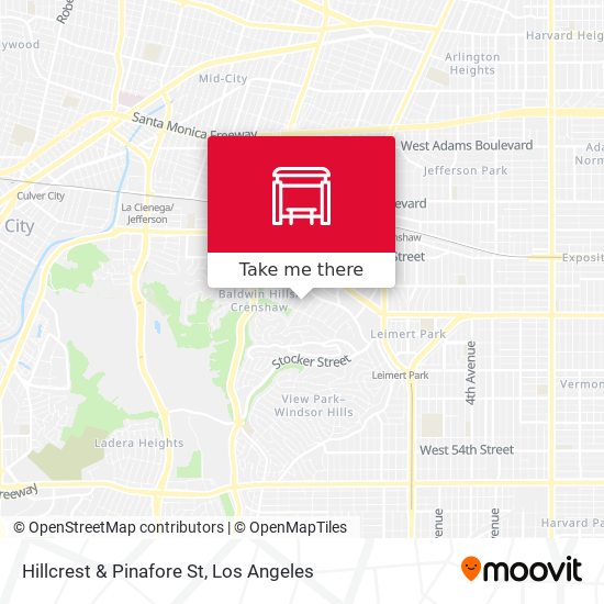 Mapa de Hillcrest & Pinafore St