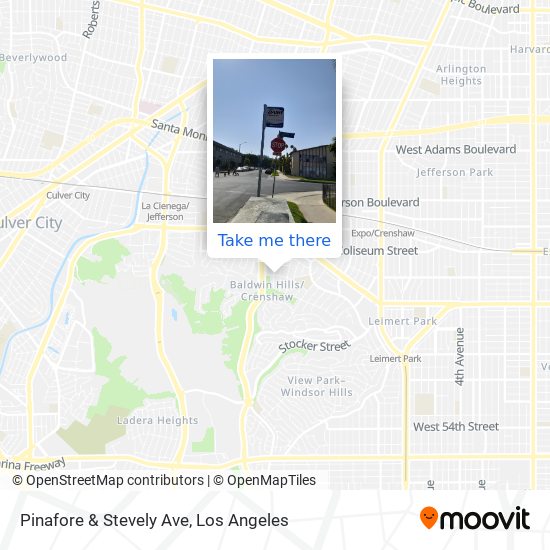 Pinafore & Stevely Ave map