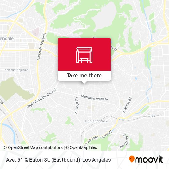 Mapa de Ave. 51 & Eaton St. (Eastbound)