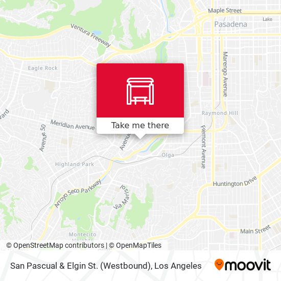 Mapa de San Pascual & Elgin St. (Westbound)