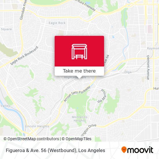 Mapa de Figueroa & Ave. 56 (Westbound)