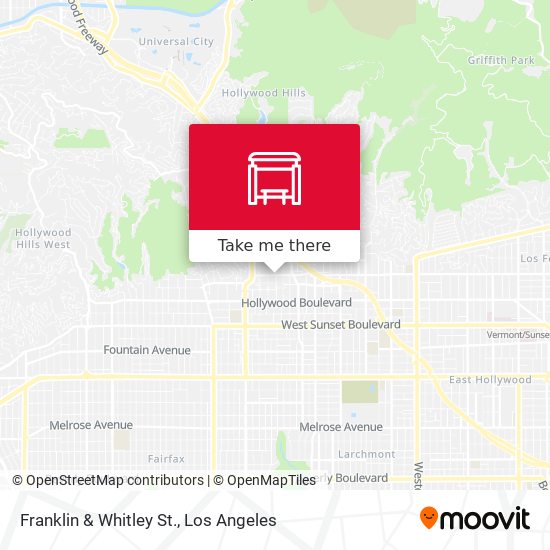 Franklin & Whitley St. map