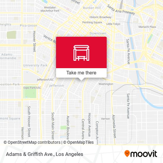 Adams & Griffith Ave. map