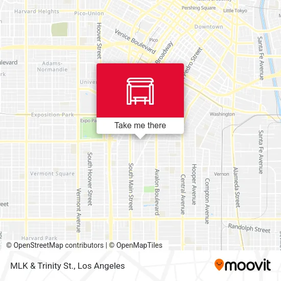 MLK & Trinity St. map