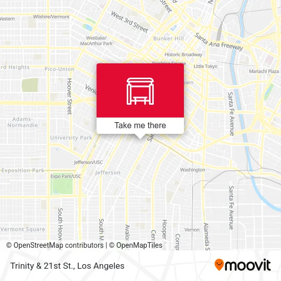 Mapa de Trinity & 21st St.