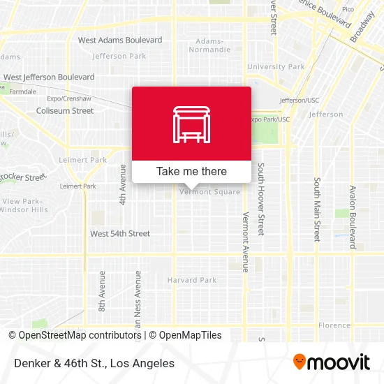 Denker & 46th St. map