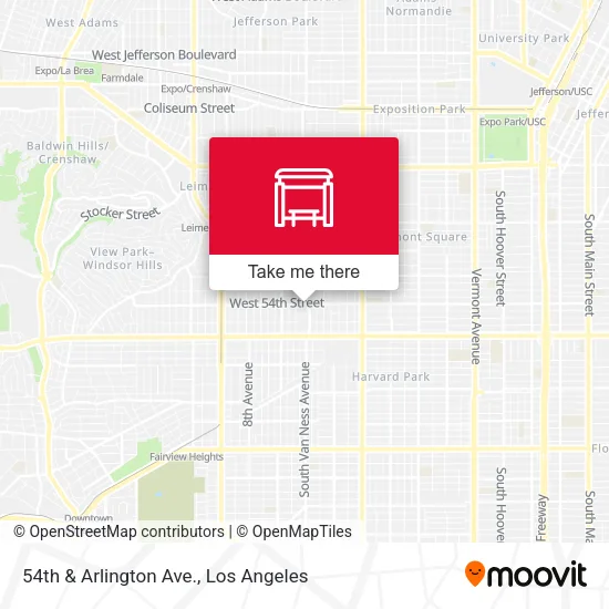 Mapa de 54th & Arlington Ave.
