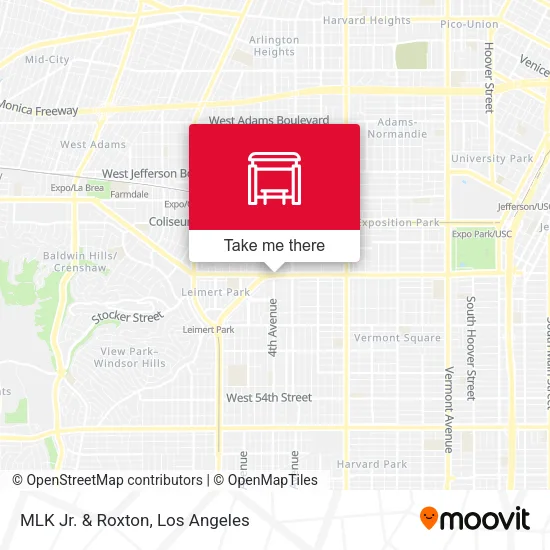 MLK Jr. & Roxton map