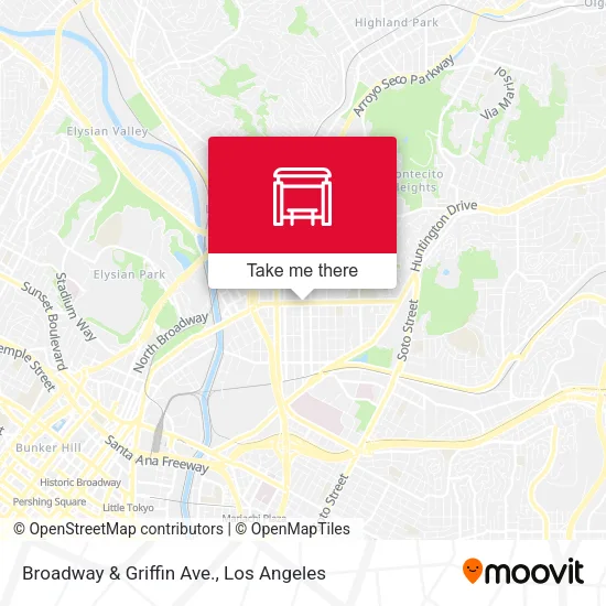 Broadway & Griffin Ave. map