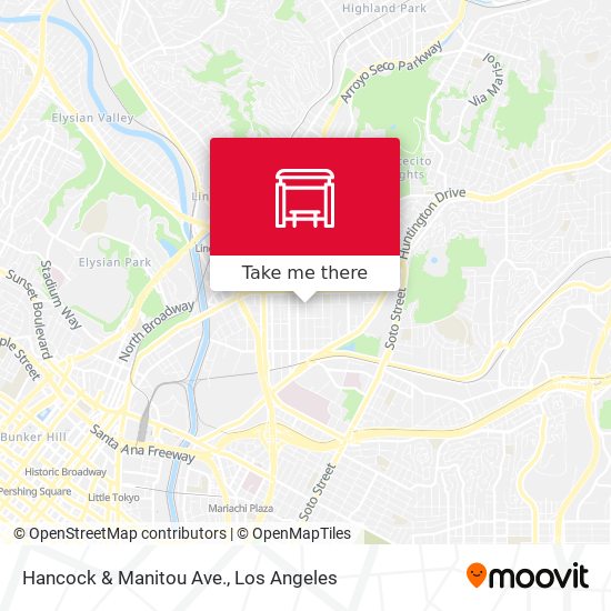 Hancock & Manitou Ave. map