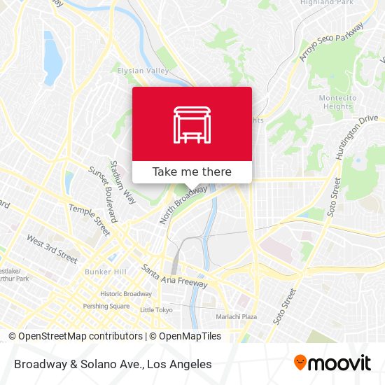 Mapa de Broadway & Solano Ave.