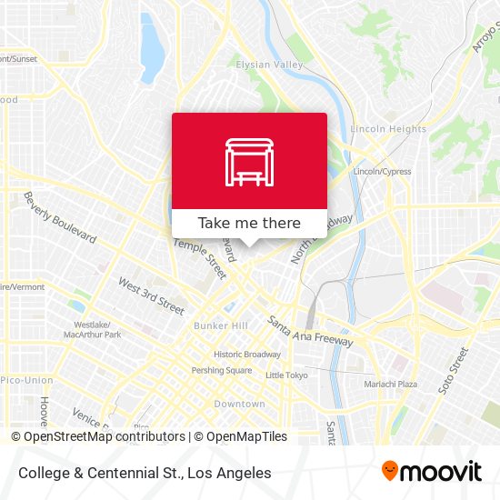 Mapa de College & Centennial St.