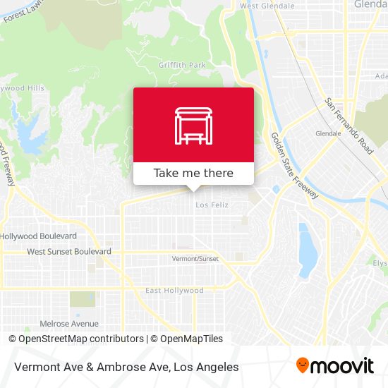 Vermont Ave & Ambrose Ave map