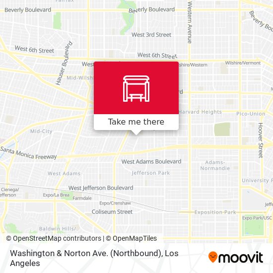 Washington & Norton Ave. (Northbound) map