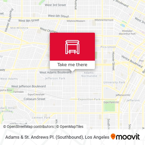Adams & St. Andrews Pl. (Southbound) map