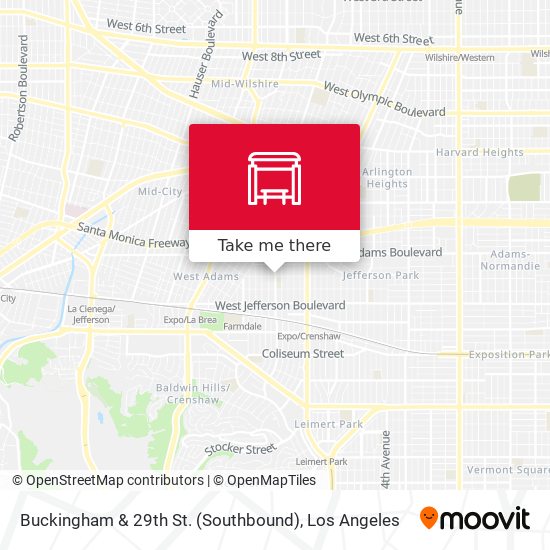 Mapa de Buckingham & 29th St. (Southbound)