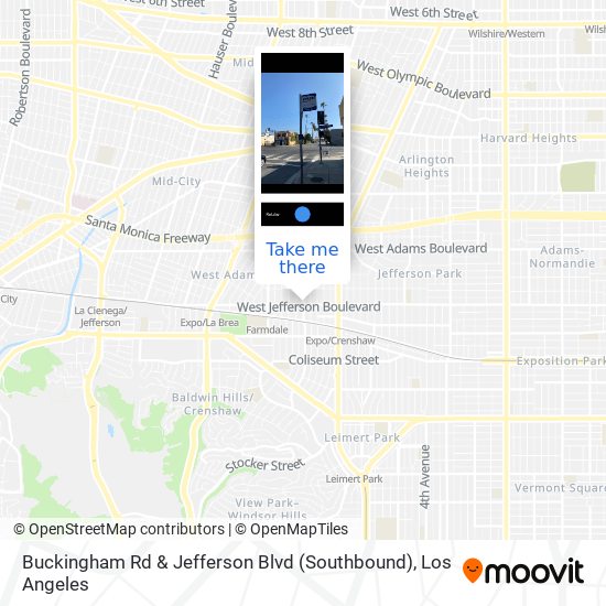 Buckingham Rd & Jefferson Blvd (Southbound) map