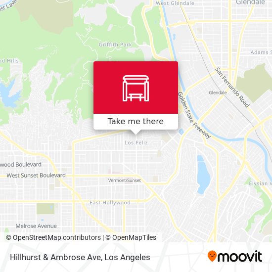 Mapa de Hillhurst & Ambrose Ave