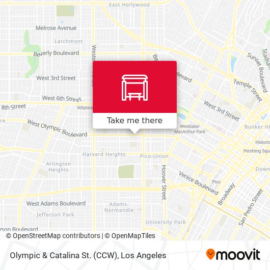 Olympic & Catalina St. (CCW) map